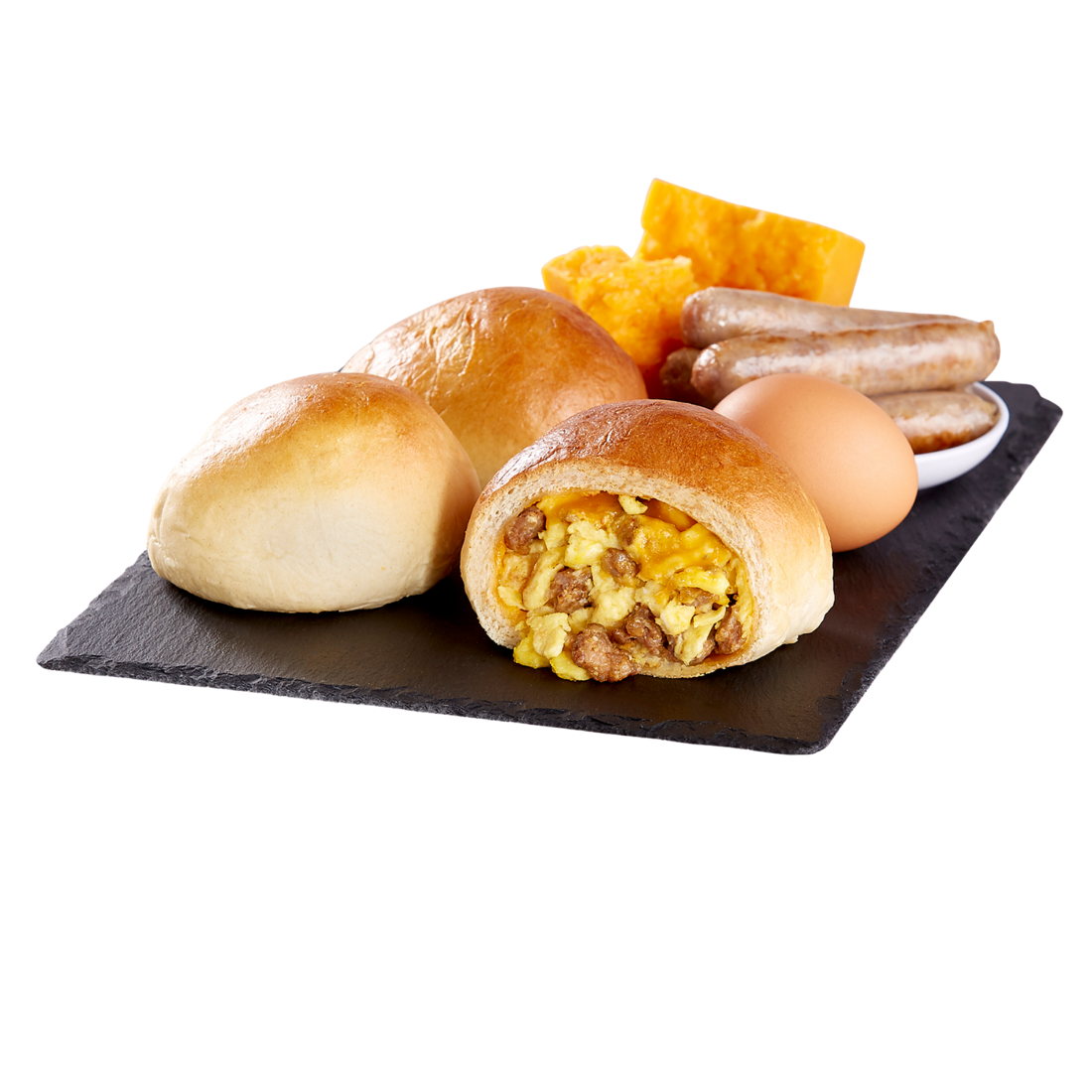 Sausage egg and cheese savory kolache