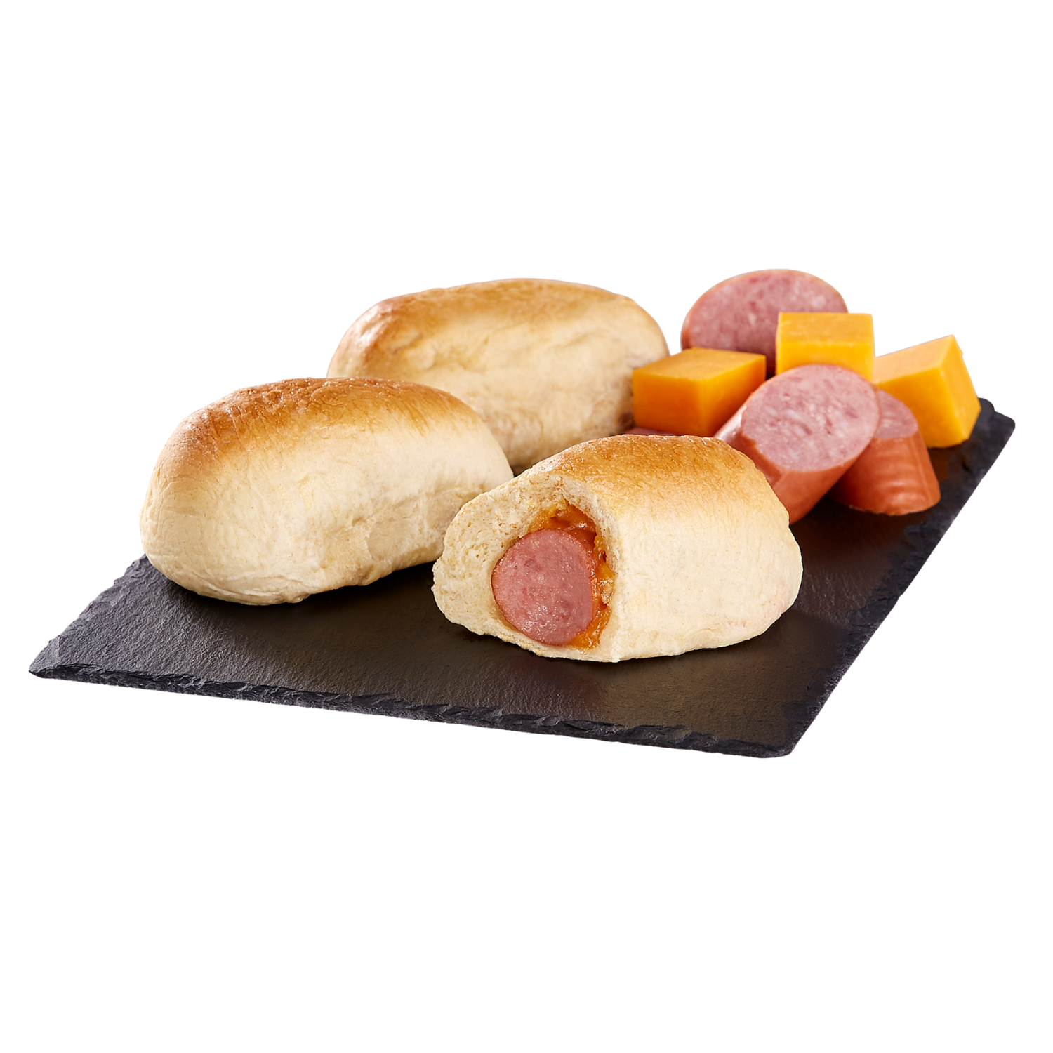 Smoked sausage and cheese kolache
